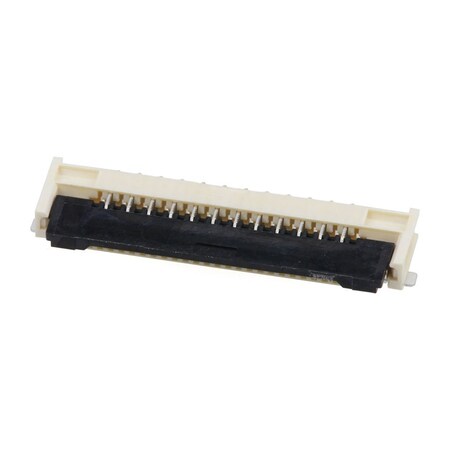 Molex FFC FPC Connector, Beige, Liquid Crystal Polymer Insulation, 125 V AC/DC, 1 A 2005280121